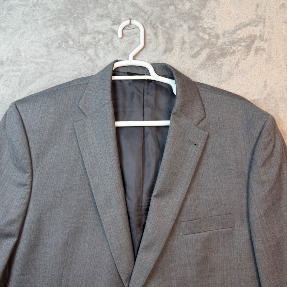 Jos. A. Bank Blazer Mens 50L Grey Signature Collection 100% Wool Big & Tall